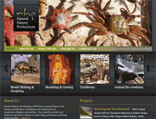 Tablet Screenshot of naturalhistoryproductions.com.au